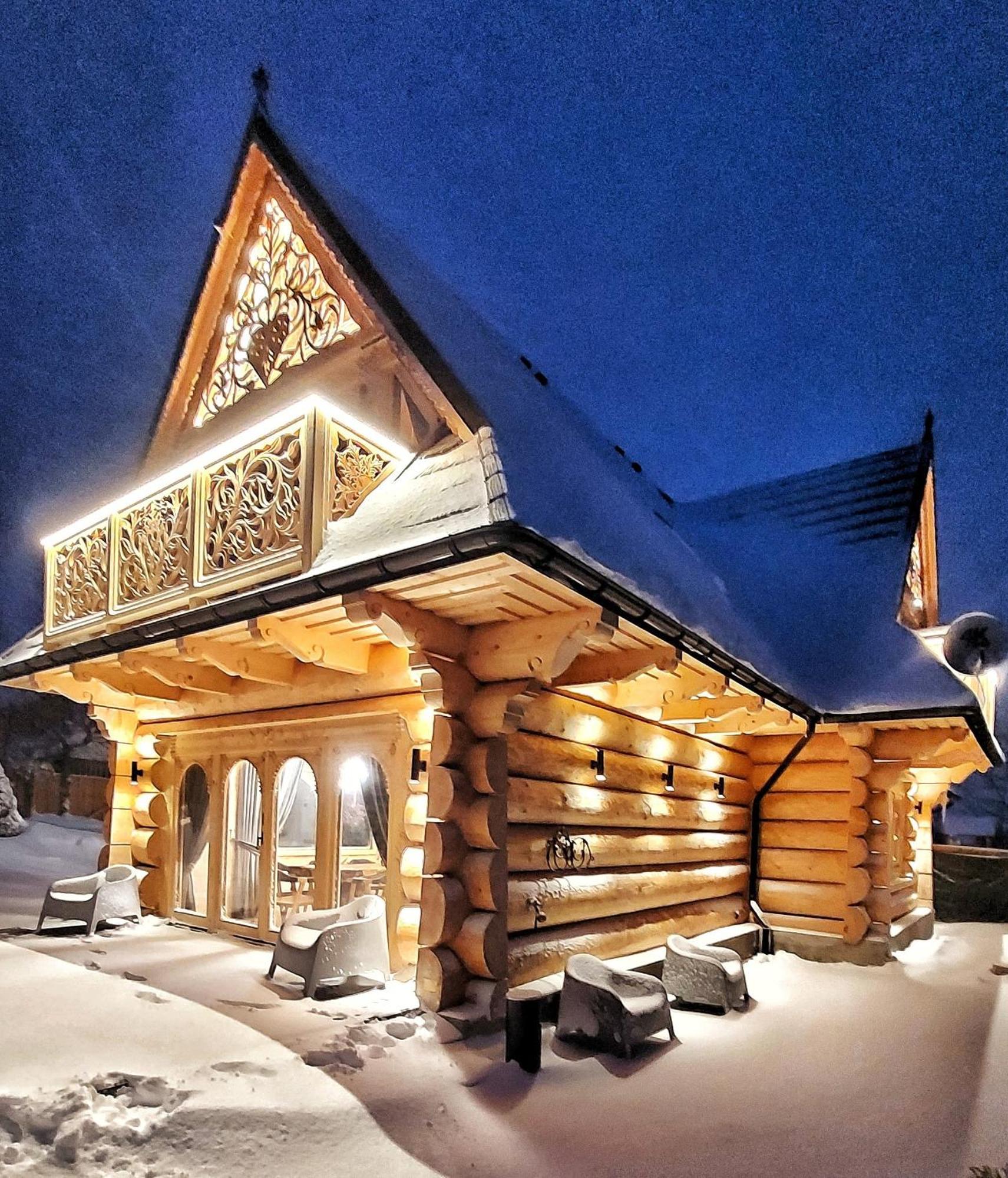 Bajkowa Chata 3 Magiczne Domki Jacuzzi Murzasichle Kültér fotó