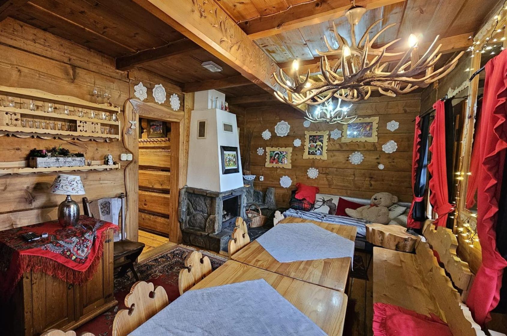 Bajkowa Chata 3 Magiczne Domki Jacuzzi Murzasichle Szoba fotó