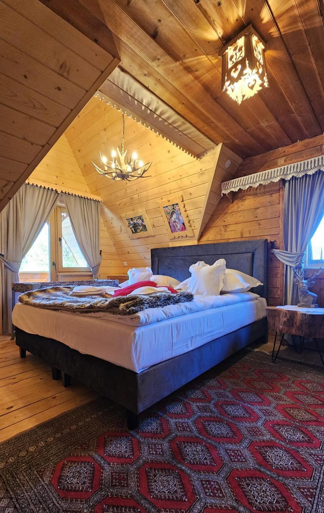 Bajkowa Chata 3 Magiczne Domki Jacuzzi Murzasichle Szoba fotó